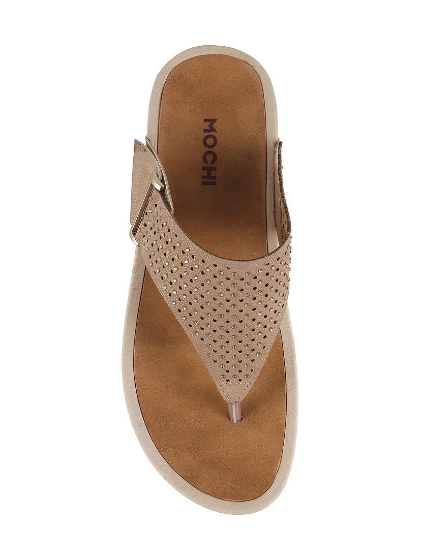 brown open thong wedge - 14422962 - Zoom Image - 4