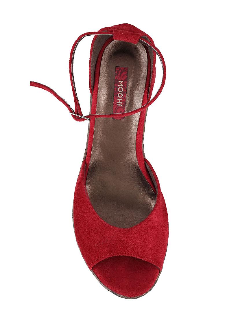 red ankle strap wedge - 14422995 - Zoom Image - 4