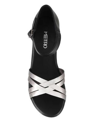 black ankle strap sandal - 14423130 - Standard Image - 4