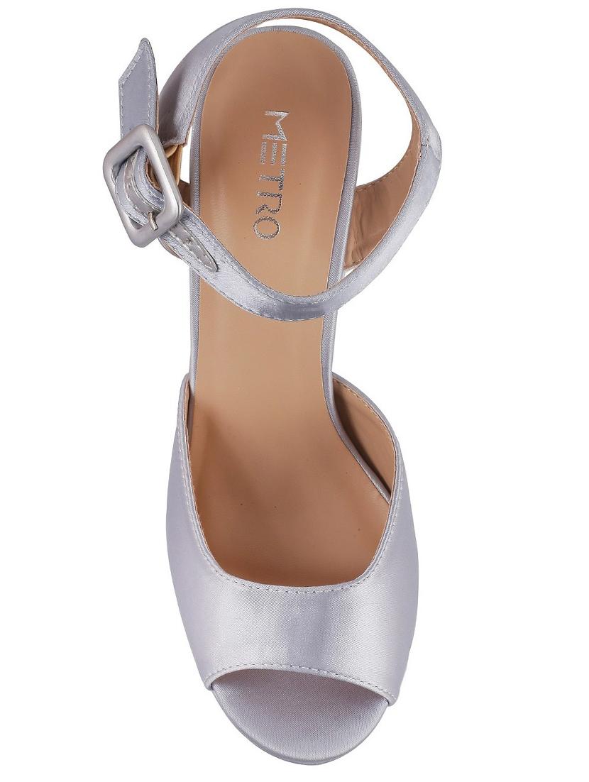 silver ankle strap sandal - 14423244 - Zoom Image - 4