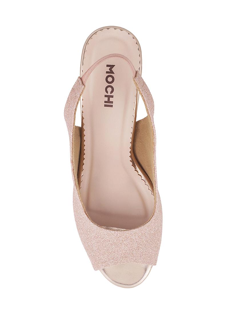 pink sheet back strap sandals - 14423257 - Zoom Image - 4