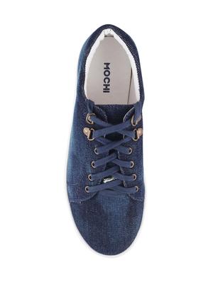 blue lace-up sneaker - 14423298 - Standard Image - 4