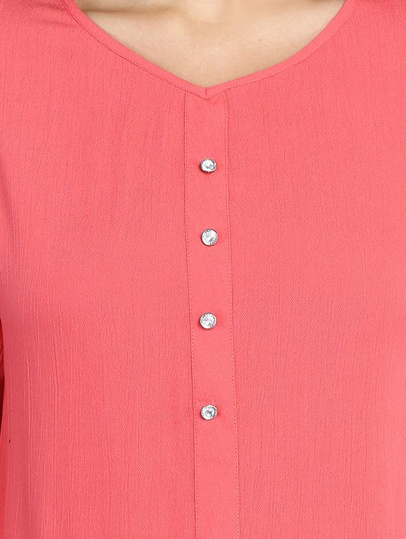 pink rayon top - 14423802 - Zoom Image - 4