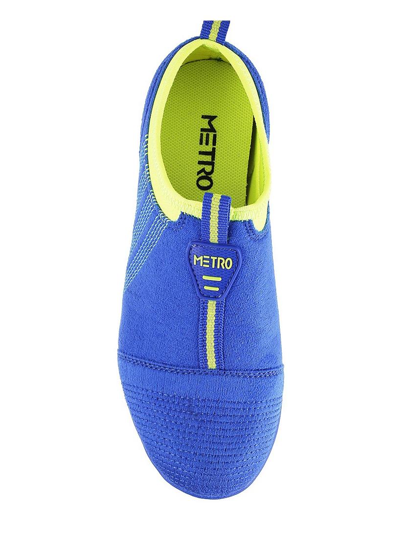 blue slip on casual shoe - 14423941 - Zoom Image - 4