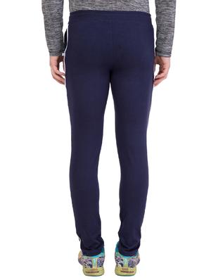 navy blue cotton track pant - 14424805 - Standard Image - 4