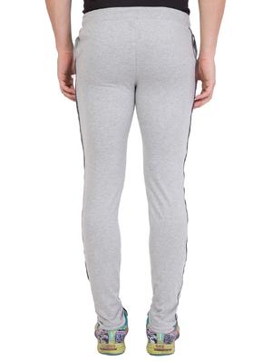 grey cotton track pant - 14424826 - Standard Image - 4