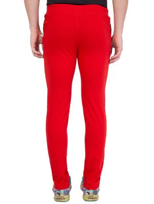 red cotton track pant - 14424833 - Standard Image - 4
