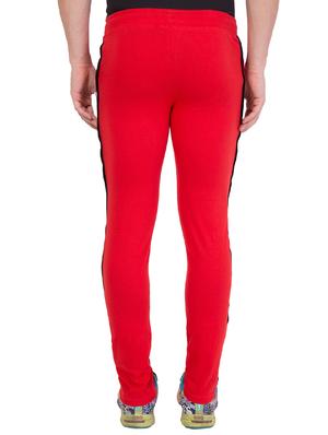 red cotton track pant - 14424845 - Standard Image - 4