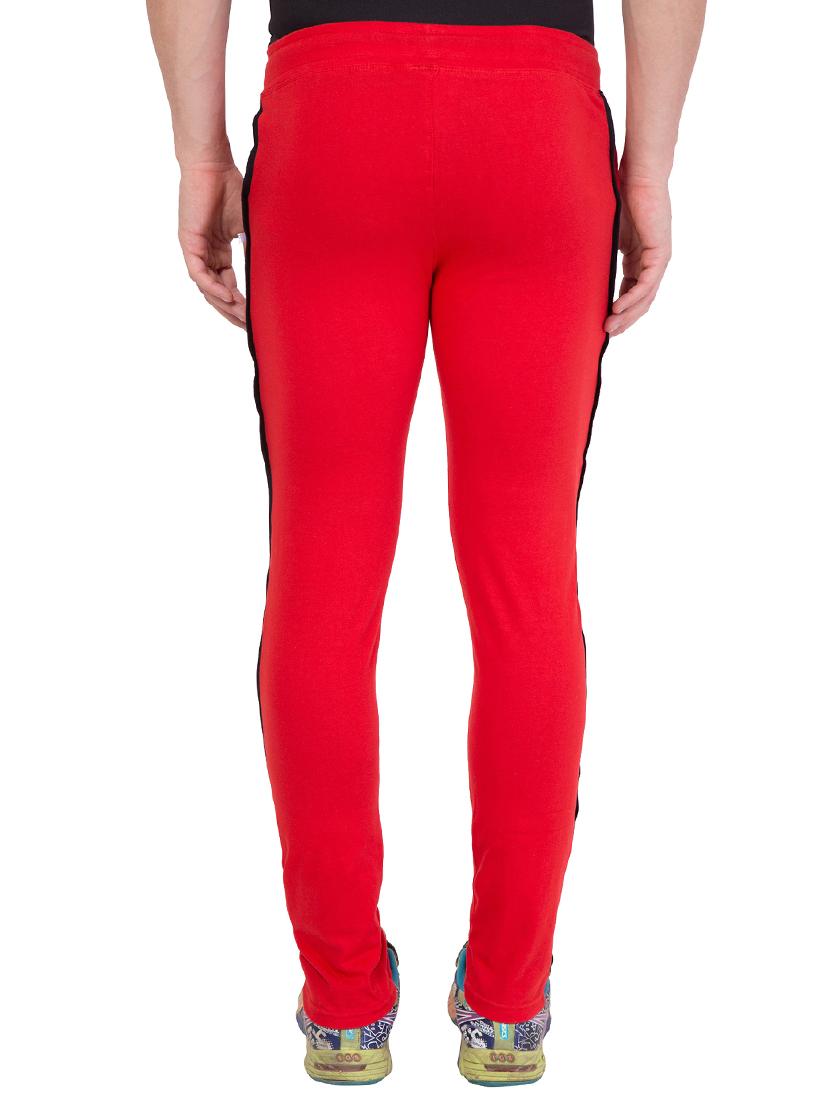 red cotton track pant - 14424845 - Zoom Image - 4