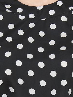 polka dotted full leg jumpsuit - 14425116 - Standard Image - 4