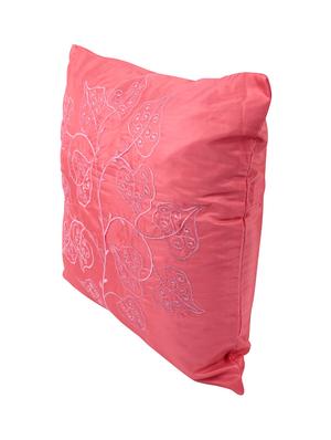 Poly Silk Single Rajasthani Traditional Cushion Cover By Rajrang - 14425215 - Standard Image - 4