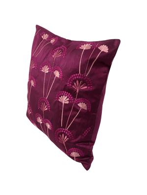 Poly Silk Single Rajasthani Traditional Cushion Cover By Rajrang - 14425218 - Standard Image - 4