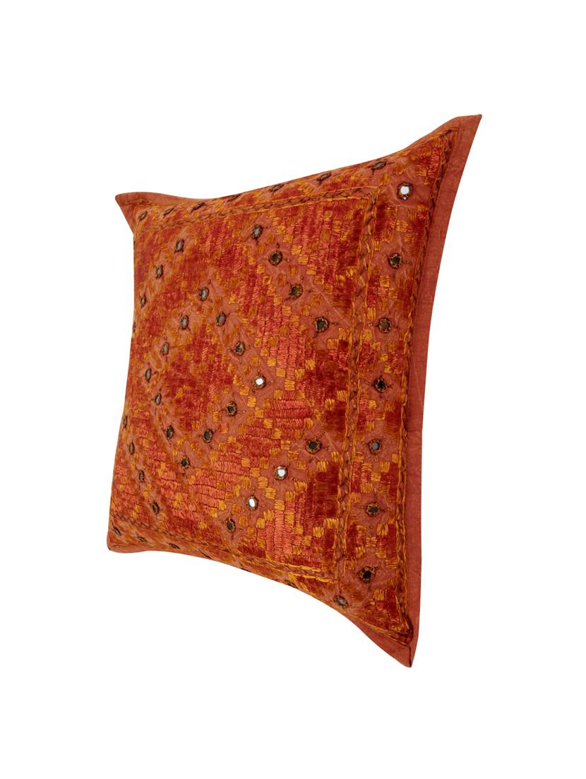 Cotton Single Rajasthani Traditional Cushion Cover By Rajrang - 14425250 - Zoom Image - 4