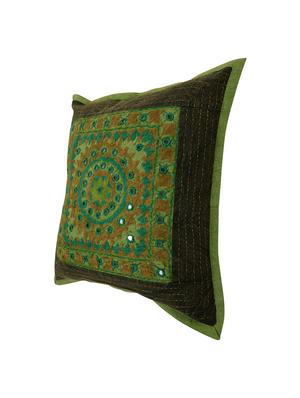Cotton Single Rajasthani Traditional Cushion Cover By Rajrang - 14425253 - Standard Image - 4
