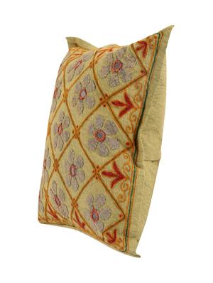 Cotton Single Rajasthani Traditional Cushion Cover By Rajrang - 14425255 - Standard Image - 4