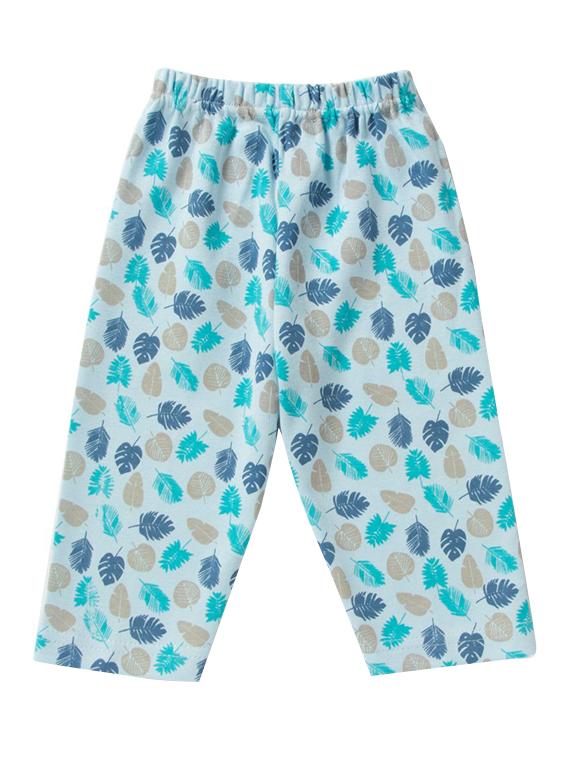 blue cotton nightwear set - 14425989 - Zoom Image - 4