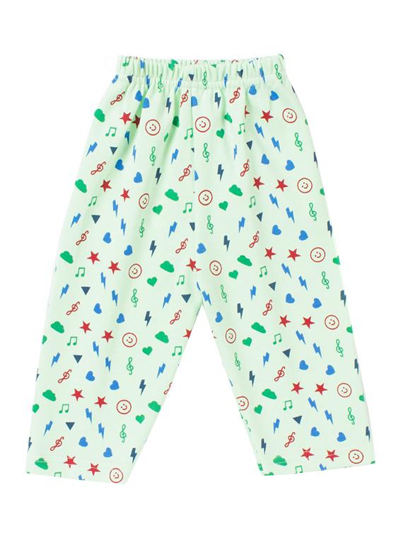 green cotton nightwear set - 14426001 - Zoom Image - 4