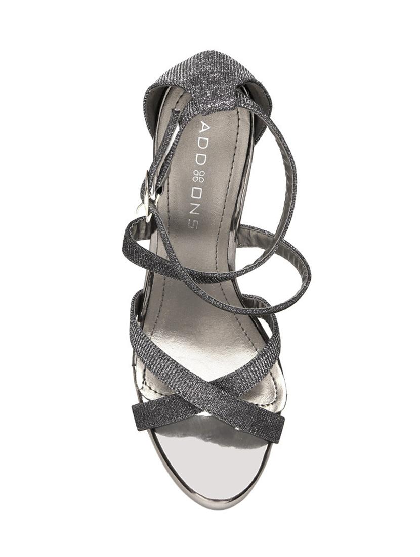 black pu ankle strap sandals - 14426478 - Zoom Image - 4