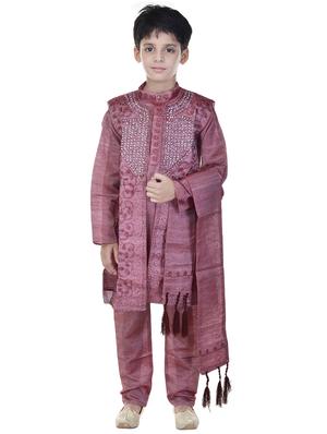 pink cotton kurta set - 14428937 - Standard Image - 4