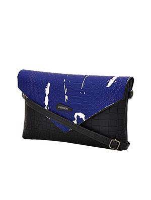 blue leatherette sling bag - 14432466 - Standard Image - 4