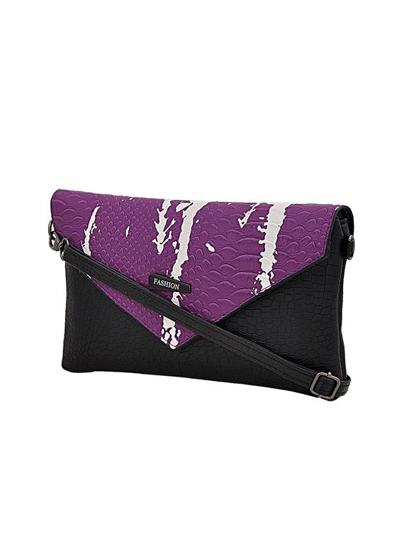 purple leatherette sling bag - 14432467 - Zoom Image - 4