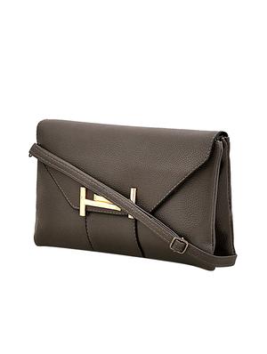 grey leatherette sling bag - 14432490 - Standard Image - 4