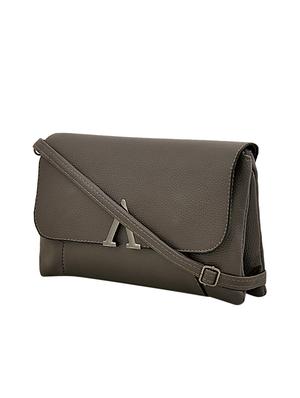 grey leatherette sling bag - 14432494 - Standard Image - 4