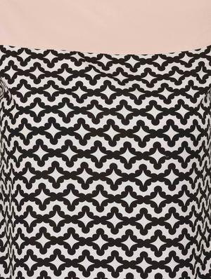 black printed poly crepe top - 14432513 - Standard Image - 4