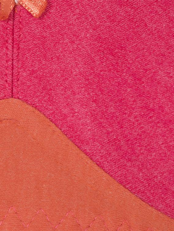 pink cotton bra - 14432807 - Zoom Image - 4