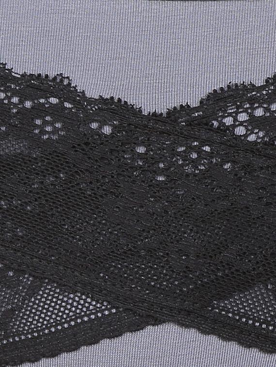 grey cotton hipster panty - 14432831 - Zoom Image - 4