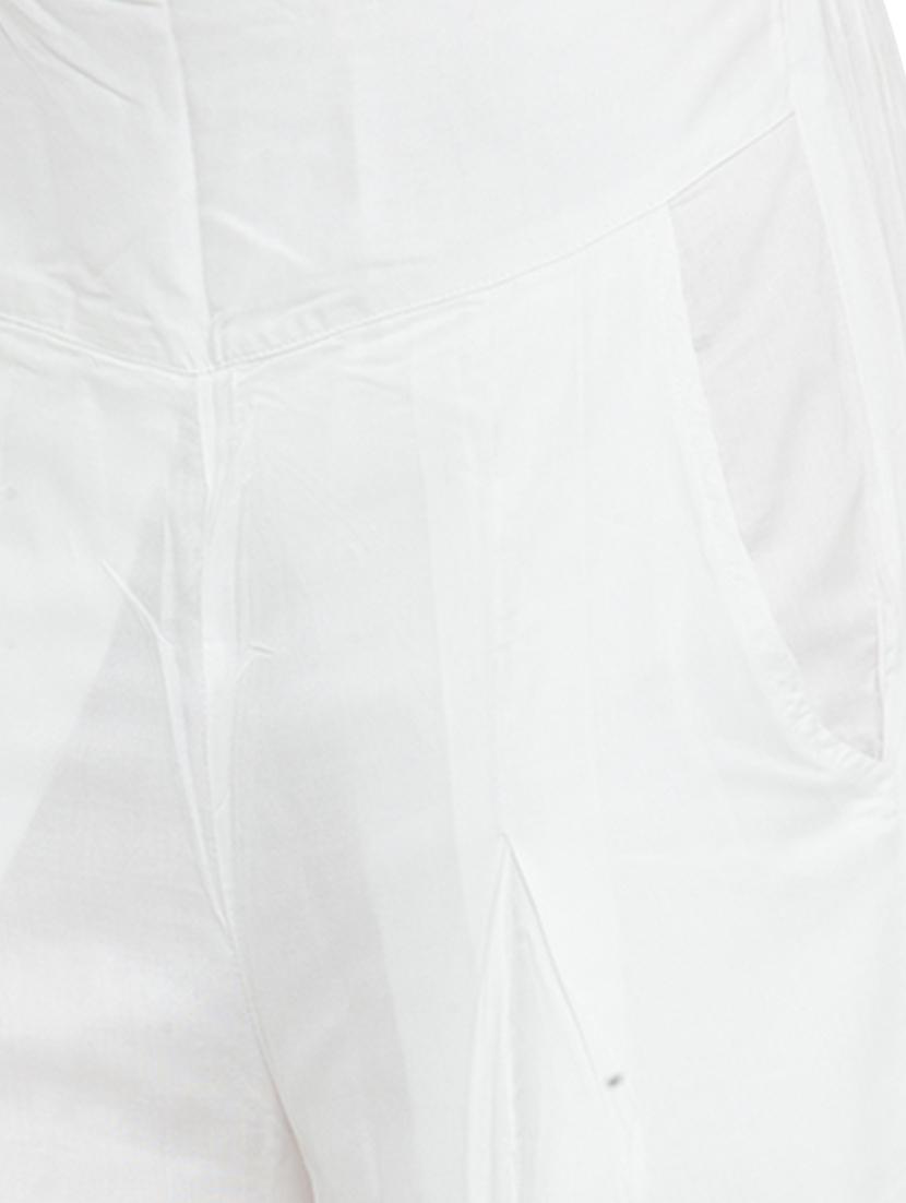 white rayon palazzos - 14433576 - Zoom Image - 4