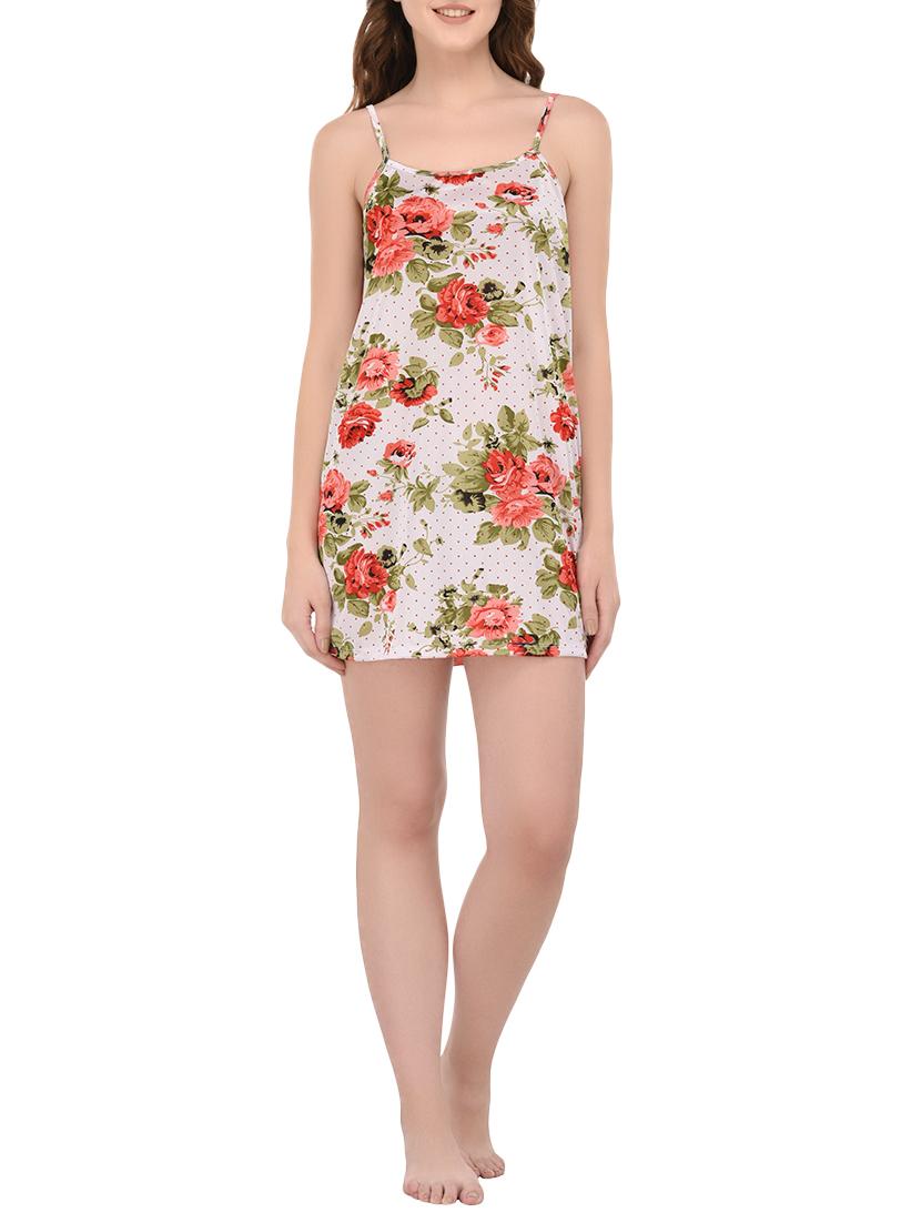 multi colored satin nightwear set - 14434693 - Zoom Image - 4