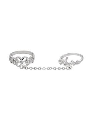 silver metal ring - 14438169 - Standard Image - 4