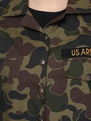 multi cotton military jacket - 14438568 - Standard Image - 4