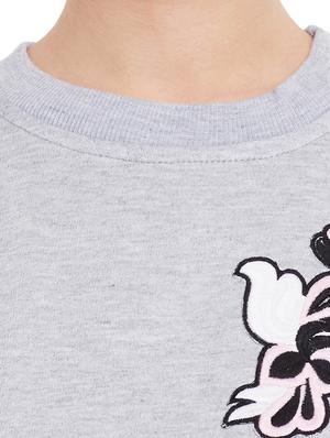 crew neck applique sweatshirt - 14447668 - Standard Image - 4