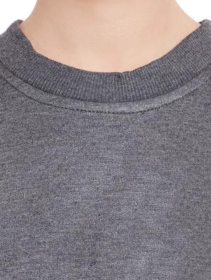 crew neck long sleeved sweatshirt - 14447672 - Standard Image - 4