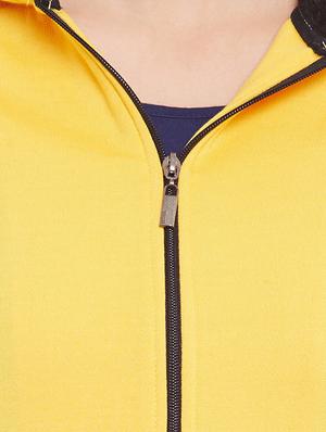 yellow fleece soft shell jacket - 14448580 - Standard Image - 4