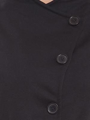 belle fille black fleece jacket - 14448585 - Standard Image - 4