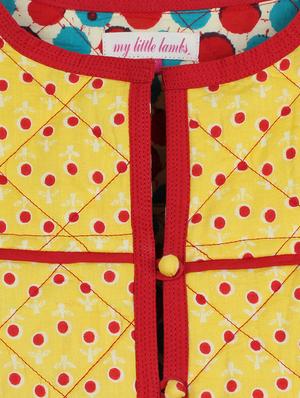 red cotton quilted reversible jacket - 14450265 - Standard Image - 7