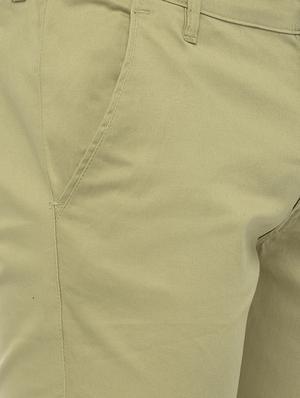 beige cotton chinos casual trousers - 14457193 - Standard Image - 4