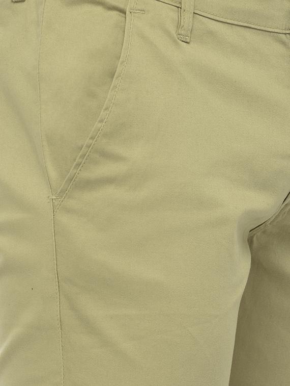 beige cotton chinos casual trousers - 14457193 - Zoom Image - 4
