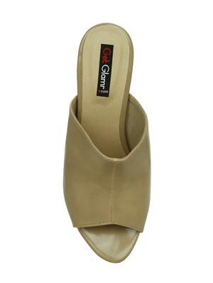 beige faux leather mules sandals - 14457844 - Standard Image - 4