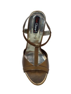 copper back strap sandal - 14457921 - Standard Image - 4