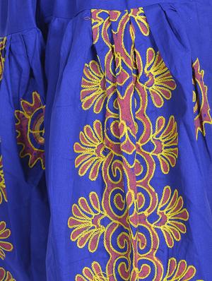 blue dupatta salwar set - 14459260 - Standard Image - 4