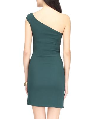 Green single shoulder sheath dress - 14459870 - Standard Image - 4