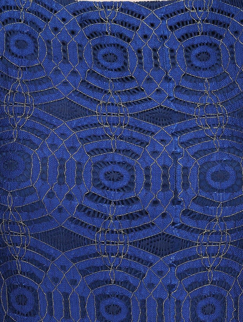 Navy blue net dress - 14459914 - Zoom Image - 4