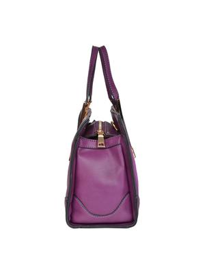 purple leatherette handbag - 14464057 - Standard Image - 4