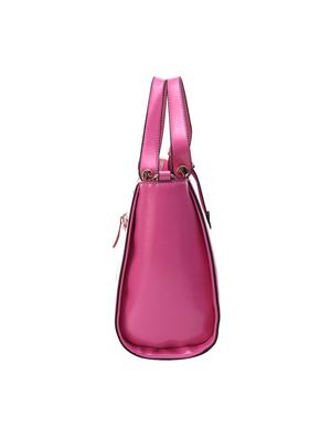 pink leatherette regular handbag - 14464090 - Standard Image - 4