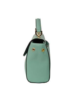 green leatherette regular handbag - 14464244 - Standard Image - 4