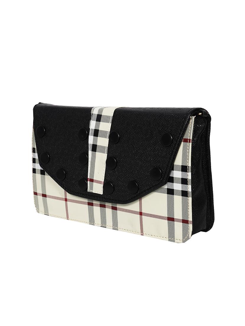 black leatherette regular sling bag - 14465427 - Zoom Image - 4